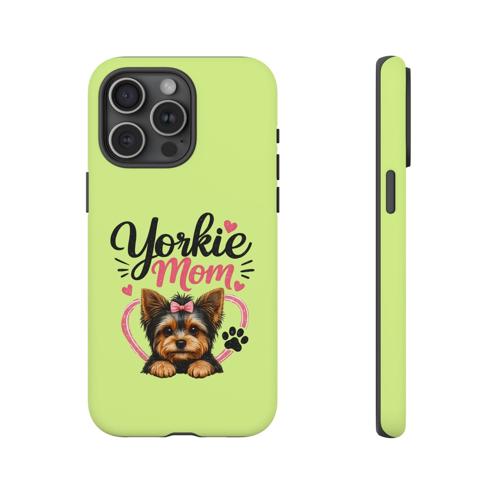Phone Case — “Yorkie Mom” (green) - Image 50