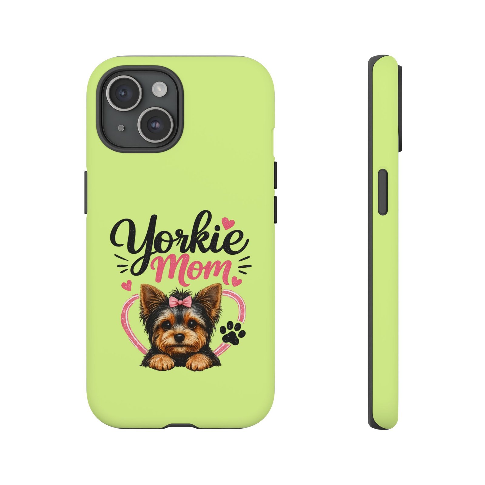 Phone Case — “Yorkie Mom” (green) - Image 44