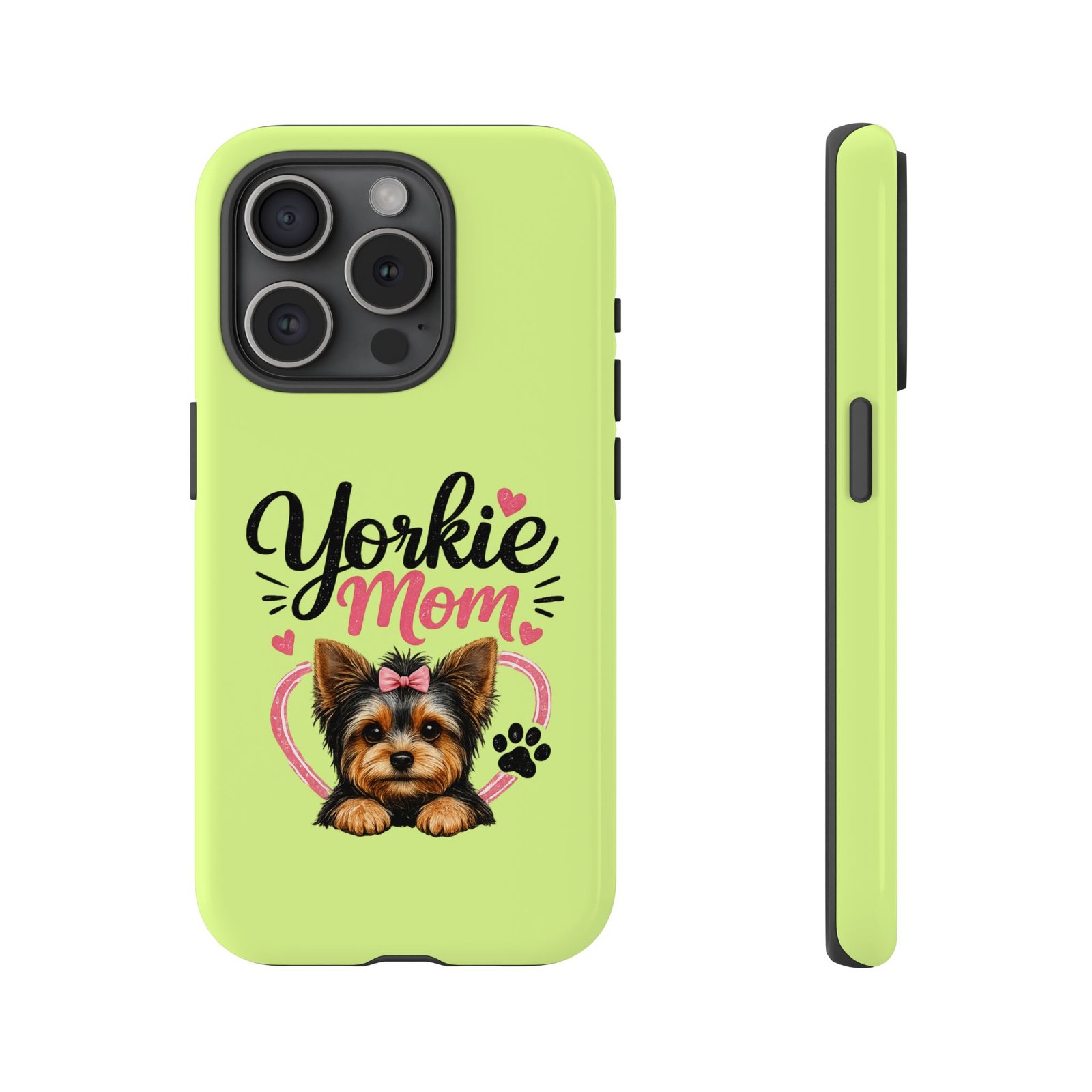 Phone Case — “Yorkie Mom” (green) - Image 47
