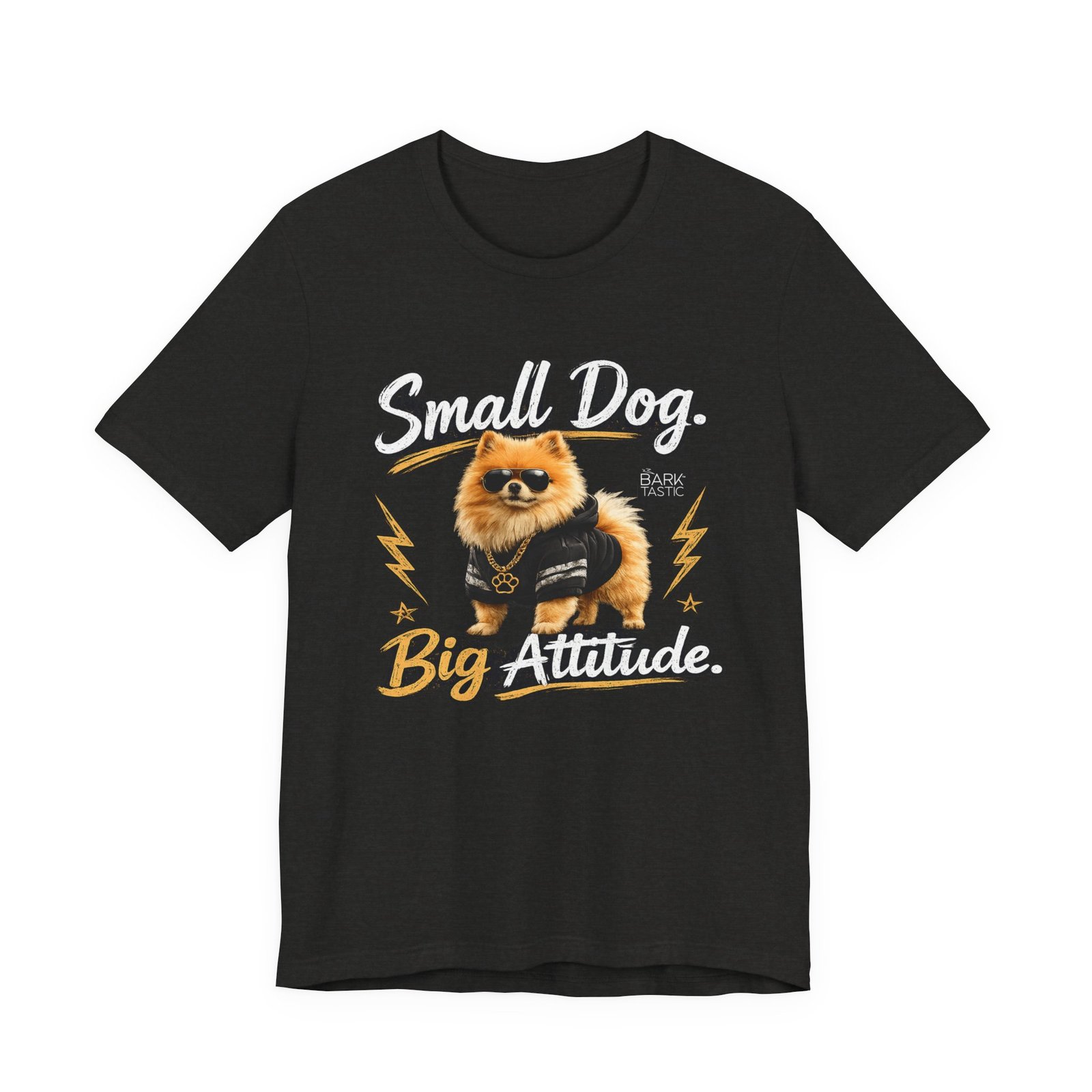 Small Dog Big Attitude T-Shirt - Image 3