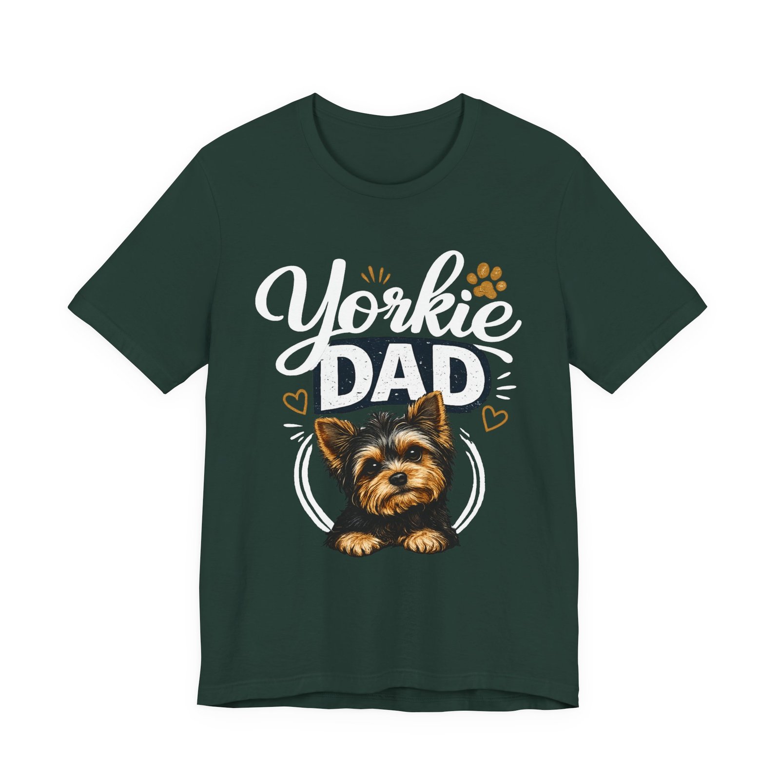 Yorkie Dad T-Shirt - Image 3