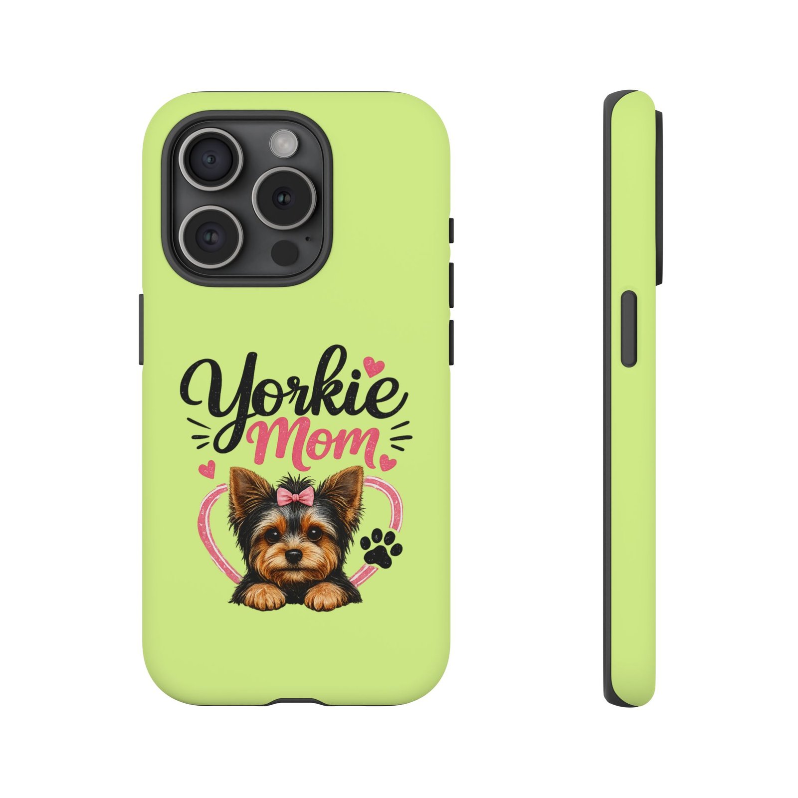Phone Case — “Yorkie Mom” (green) - Image 48