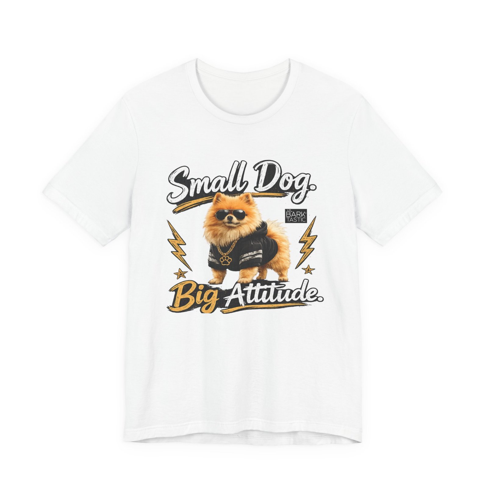 Small Dog Big Attitude T-Shirt - Image 2