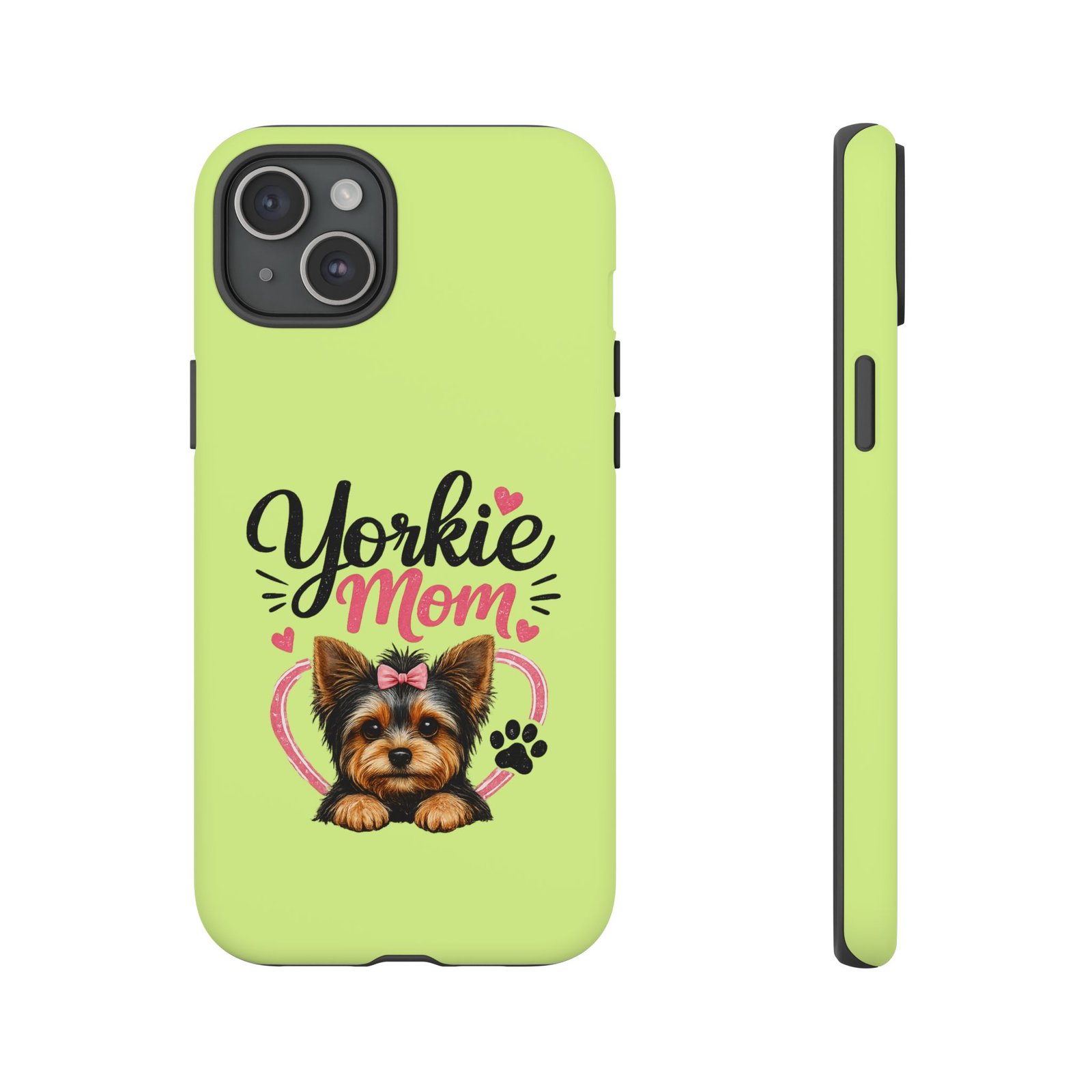 Phone Case — “Yorkie Mom” (green) - Image 46