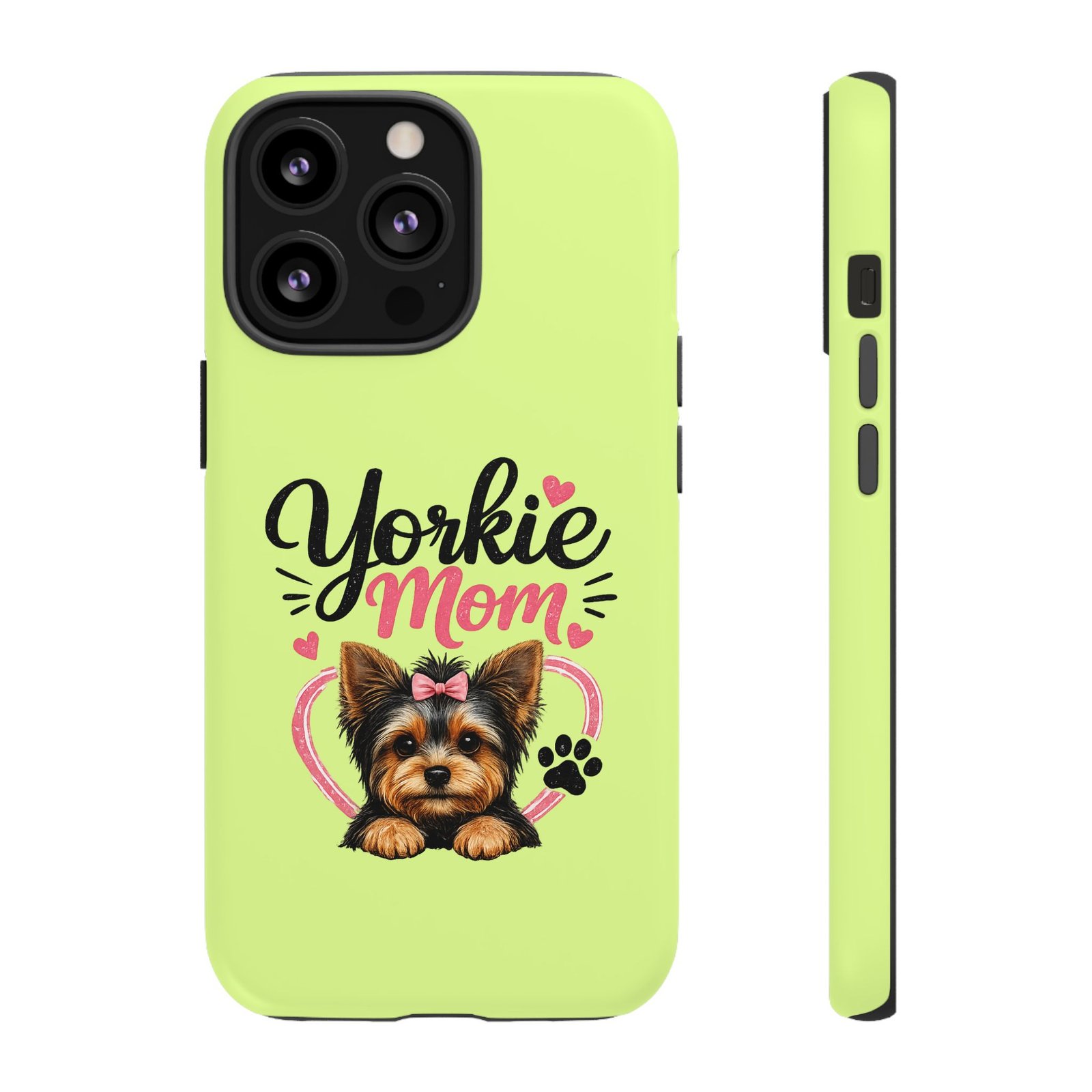 Phone Case — “Yorkie Mom” (green) - Image 32