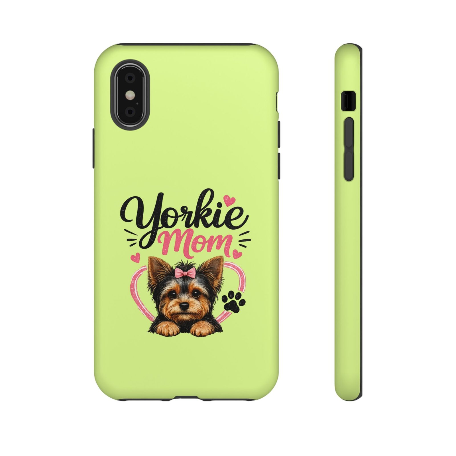 Phone Case — “Yorkie Mom” (green) - Image 7